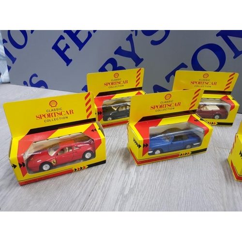 45 - COLLECTION OF CLASSIC DIE CAST VEHICLES INCLUDES CLASSIC SPORTS CAR COLLECTION AND MOBIL ETC