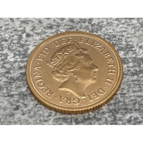 47 - 22CT GOLD 2016 FULL SOVEREIGN COIN