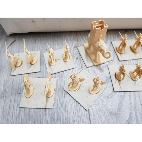 74 - CARTHAGINIAN AFRICAN INFANTRY PLASTIC FIGURES PLUS OTHERS