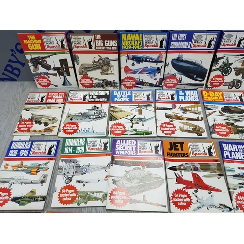 81 - LARGE COLLECTION OF CLASSIC VINTAGE MAGAZINES INCLUDES PURNELLS HISTORY OF THE WORLD WARS SPECIAL TH... 