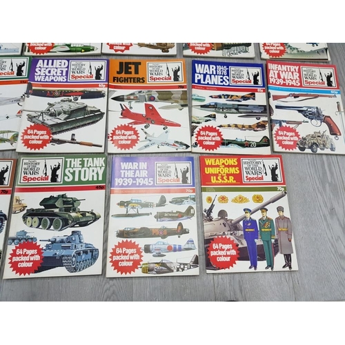 81 - LARGE COLLECTION OF CLASSIC VINTAGE MAGAZINES INCLUDES PURNELLS HISTORY OF THE WORLD WARS SPECIAL TH... 