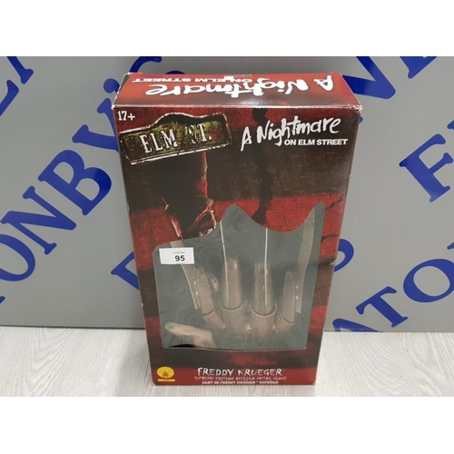 95 - A NIGHTMARE ON ELM STREET FREDDY KRUEGER GLOVE IN BOX