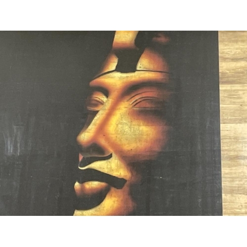 60 - Huge frame Egyptian style picture 114cm x 84cms