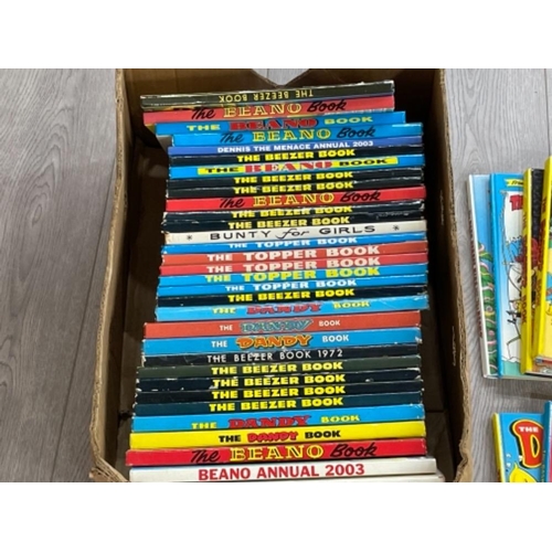 218 - Large box of Beano, Dandy and others various years