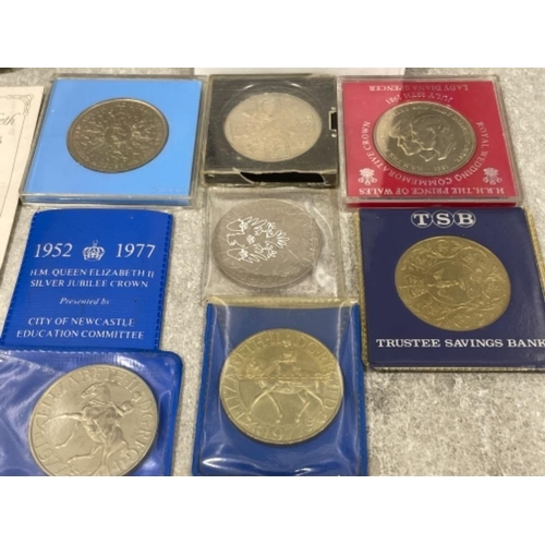 52 - British commemorative coins including Gibraltar coinage
