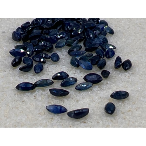 134 - Natural blue sapphire stones 11.28cts