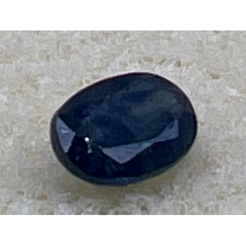 136 - 10 x faceted oval cut natural blue sapphire stones 9.70cts