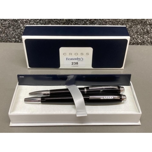 238 - Cross fountain pen and ballpoint pen new and boxed