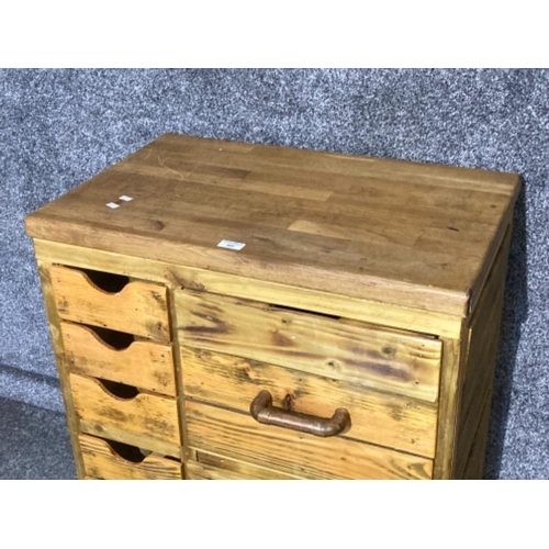 405 - A set of industrial style tool drawers on wheels