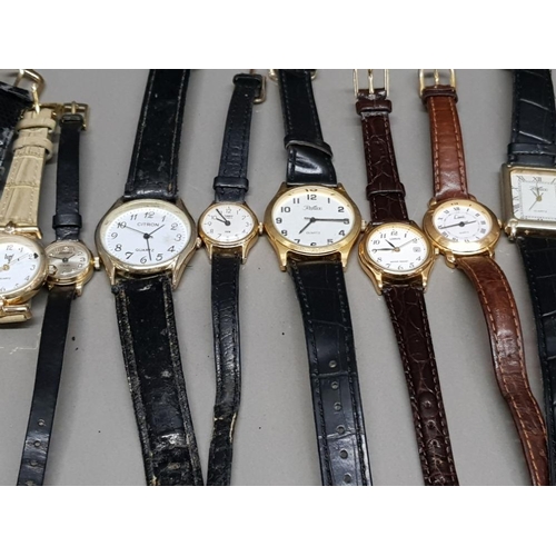 130 - Twenty wristwatches by various makers to include Citron, Reflex etc