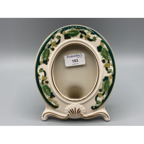 183 - Mason’s ironstone Chartreuse pattern picture frame