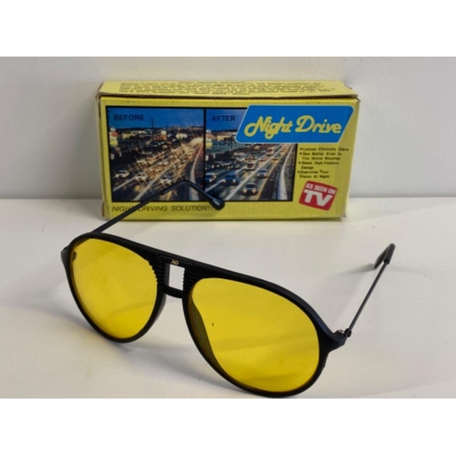 331 - A pair of Night drive glasses, with original box