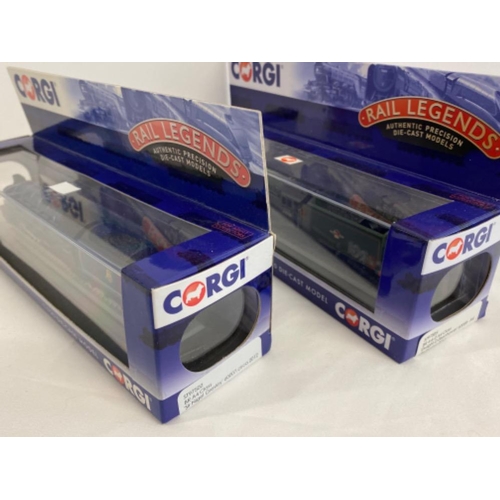 345 - 2x Corgi Diecast models from the Rail legends collection includes Dwight D Eisenhower & Sir Nigel Gr... 