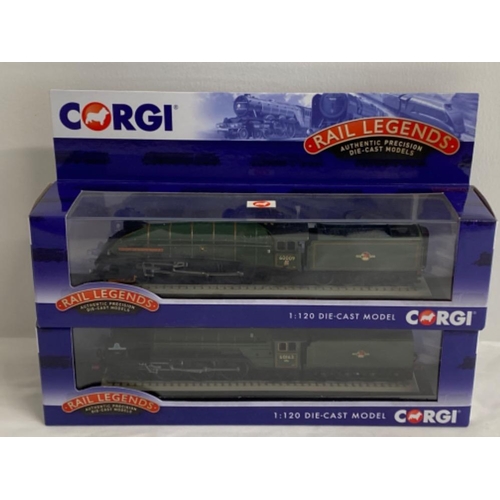 346 - 2x Corgi Diecast models from the Rail legends collection includes Union of South Africa & Tornado tr... 