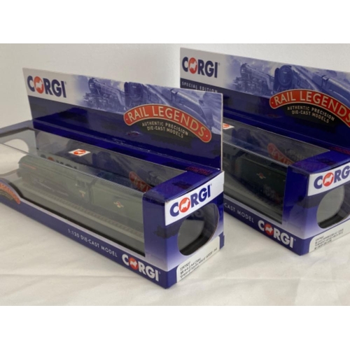 346 - 2x Corgi Diecast models from the Rail legends collection includes Union of South Africa & Tornado tr... 