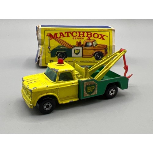 1 - Matchbox series 13 Dodge Wreck Truck in original box