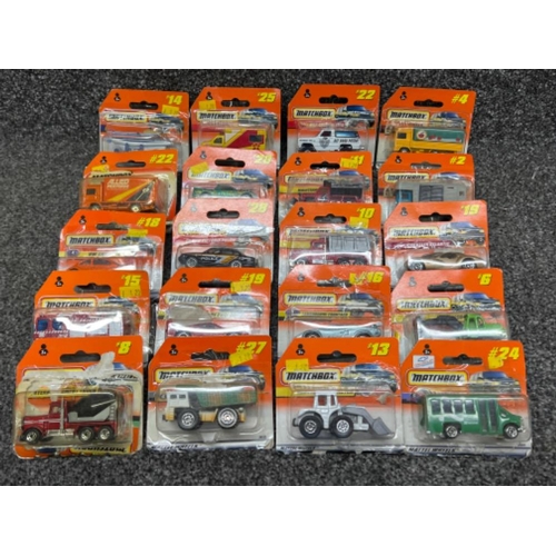 10 - Matchbox Mattel wheel die cast vehicles x20. Numbers between 2 and 28