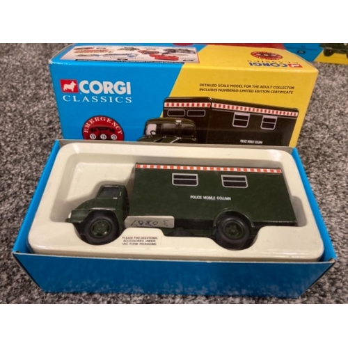 104 - Five Corgi Classics to include Bedford CA Van CC02601 and three other Corgi vehicles, all in origina... 