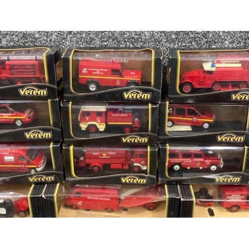 114 - Verem die cast emergency vehicles to include life guards x20 all boxed