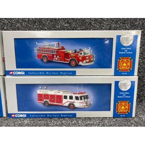 43 - Corgi limited edition 1:50 scale die cast vehicles. Fire rescue collection includes 52206, 51502 all... 