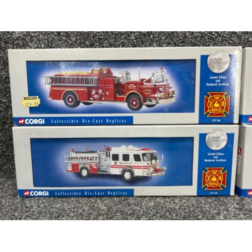 43 - Corgi limited edition 1:50 scale die cast vehicles. Fire rescue collection includes 52206, 51502 all... 