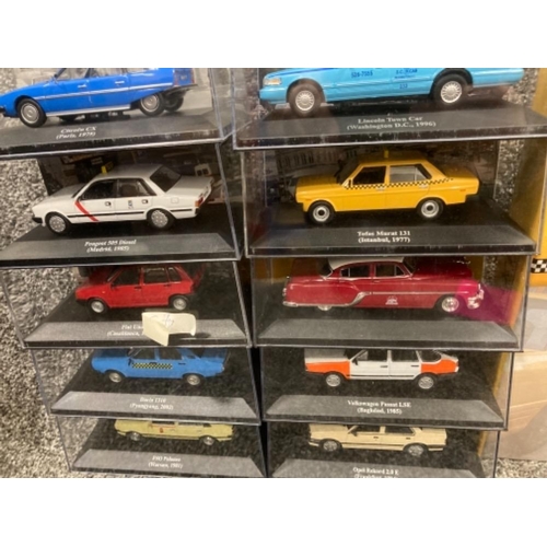 78 - Taxis Del Mondo Spanish die cast collection and collectors magazines