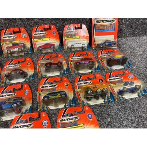 79 - Matchbox Hero City die cast cars x17