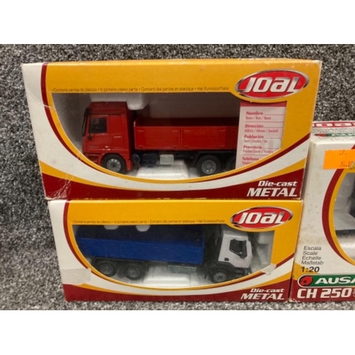 81 - Joel die cast construction vehicles x5 all boxed