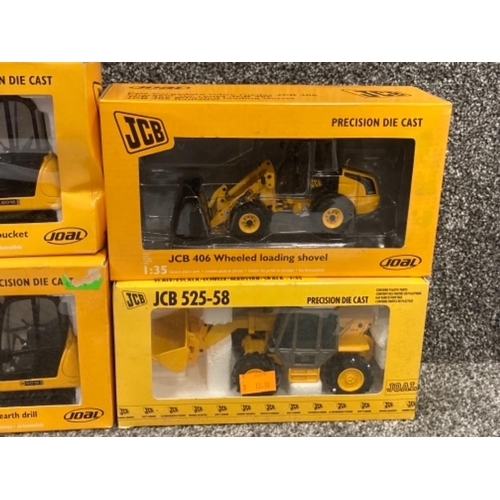 85 - Joal CAT and JCB vehicles to include Wheeled Loading Shovel and Mini-Excavator with Earth Drill x6