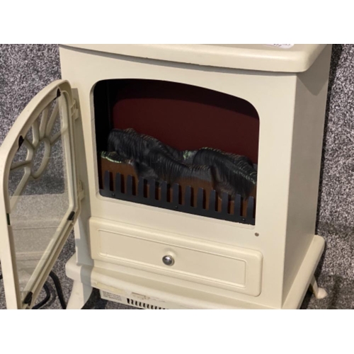 172 - Electric stove heater (in cream)