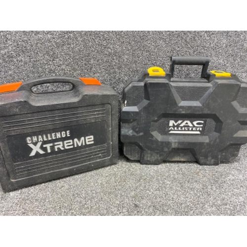 174 - Challenge xtream Router & Macallister 18v cordless nailer, both in original cases