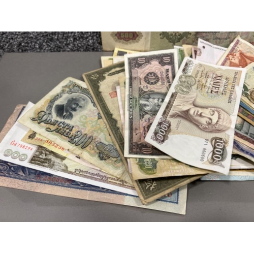 217 - Collection 80+ World mixed Banknotes