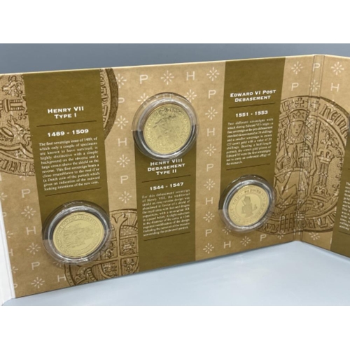 232 - Heritage proof Historic sovereign collection coin set.