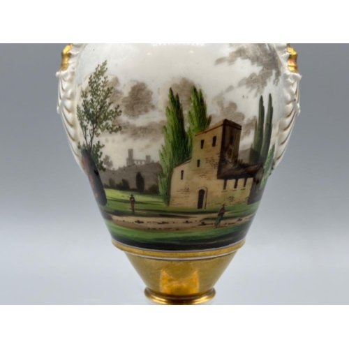 3 - Greek urn style 2 handled vase (believed to be Meissen)