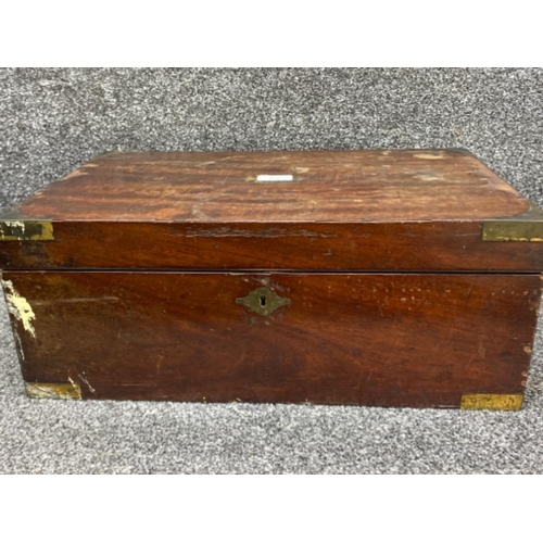 426 - Vintage Mahogany box including contents