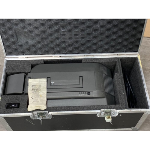 171 - Proxima multimedia LCD projector - model No 8300 in protective hard case with lead and remote