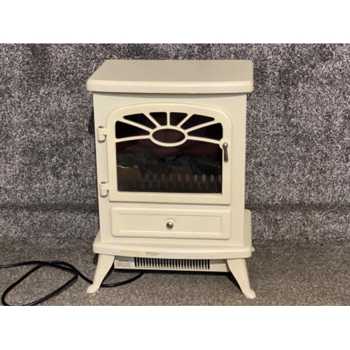 172 - Electric stove heater (in cream)