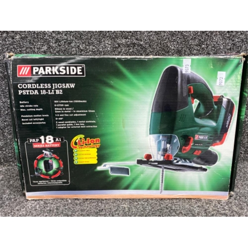 173 - Parkside cordless jigsaw PSTDA 18-LI B2, boxed