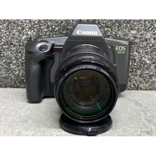 194 - Canon EOS 600 camera With Canon zoom lens EF 35-105mm