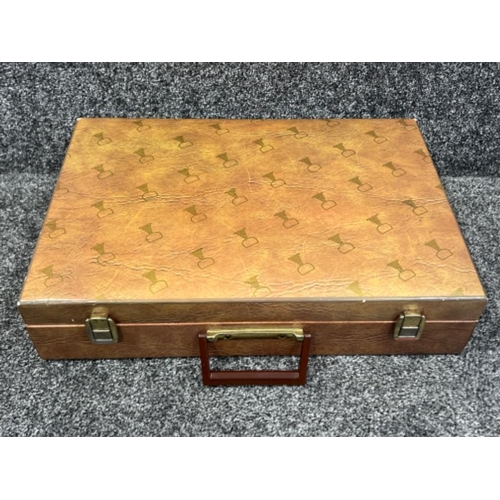 207 - Masonic cases and items including aprons and ribbons