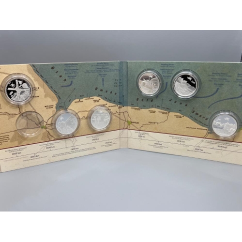 230 - The Normandy landings D-Day 75th anniversary coin collection 1944-2019 in original case