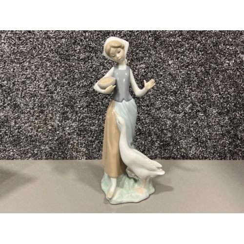 240 - Lladro 1052 “Feeding time” in good condition and original box