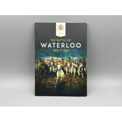 241 - Limited edition uncirculated The battle of Waterloo coin/medal set. Comprising of 5 bronze coins in ... 