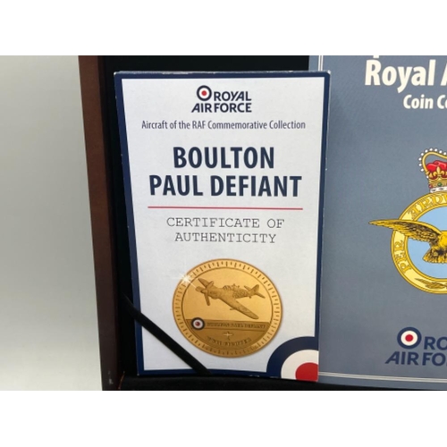 248 - The Squadron’s of the Royal Air Force coin collection with certificates