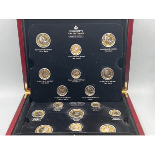 250 - Her Majesty’s Jubilee coinage collection Diamond jubilee in original case