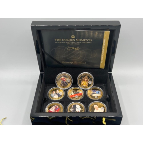 251 - The golden moments of Prince William and Catherine coin collection