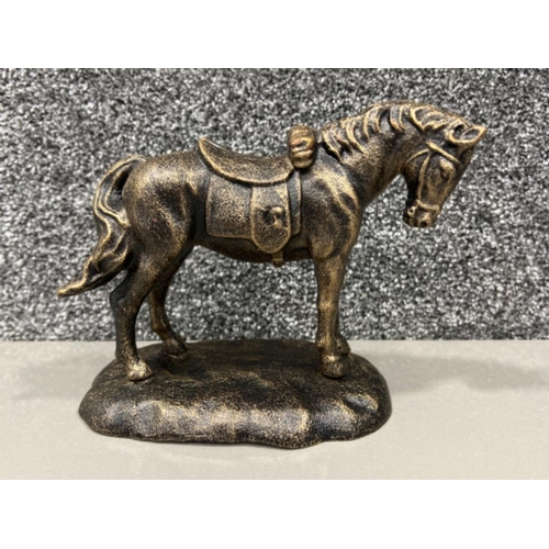 257 - Cast metal Horse figure