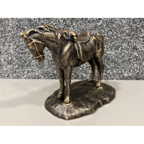 257 - Cast metal Horse figure