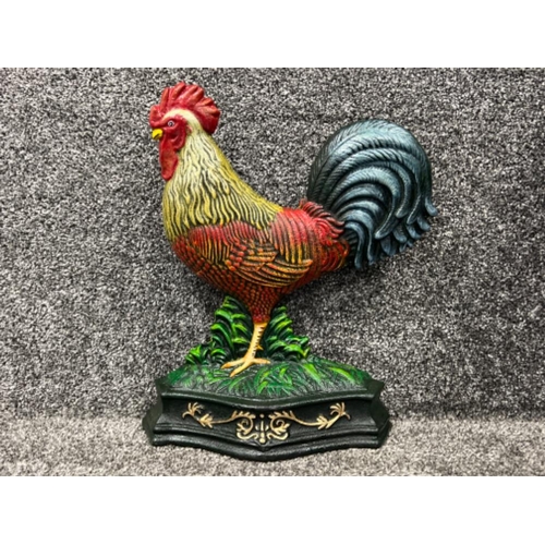 260 - Large Cockerel doorstop