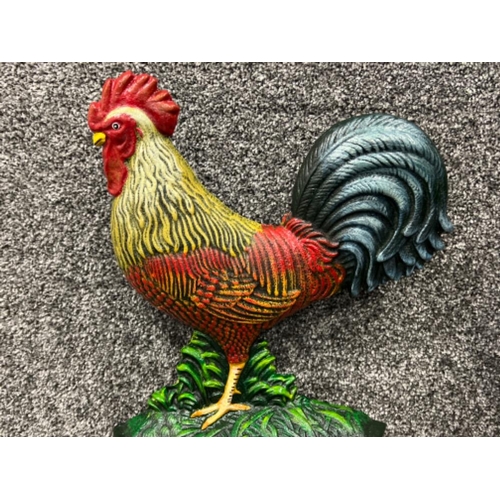 260 - Large Cockerel doorstop